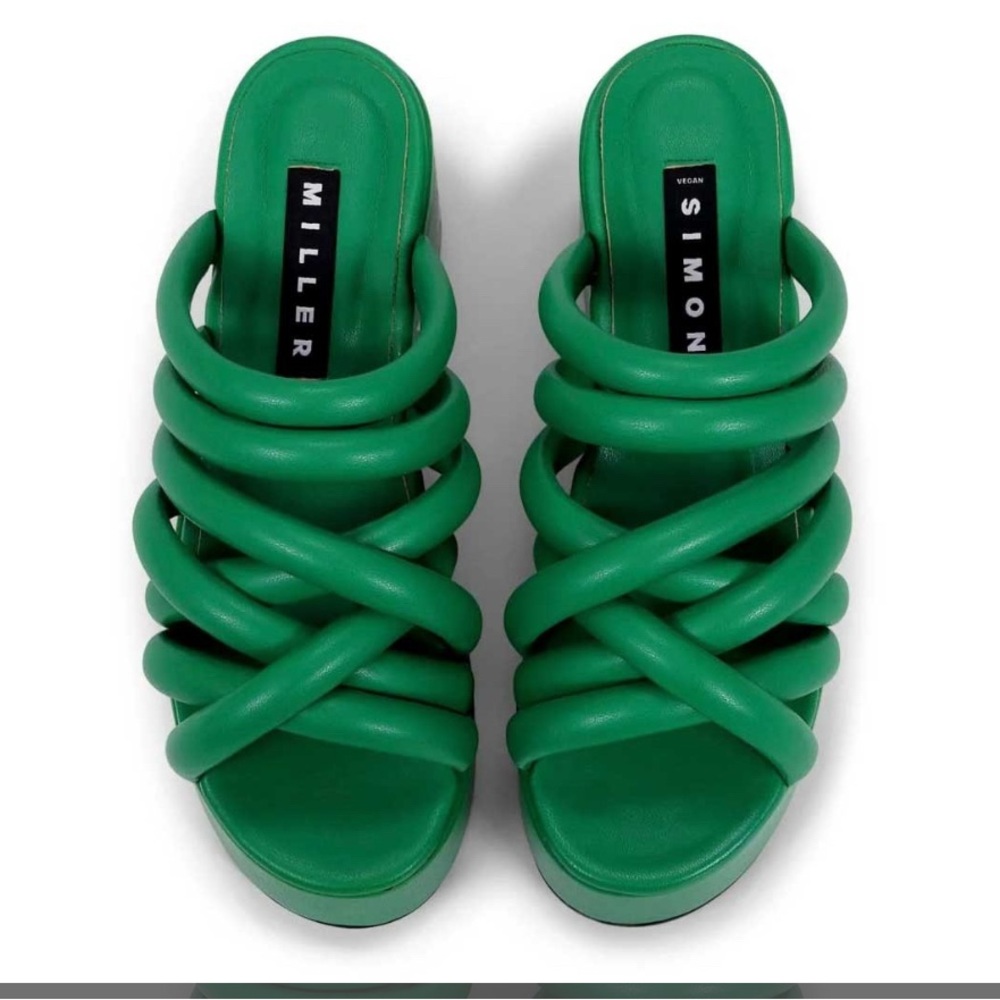 Simon Miller * New without box * green strap clog platform sandal
